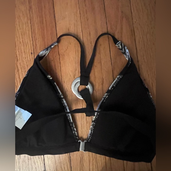 Perry Ellis black and Gray Zig zag Bikini S/M - Picture 2 of 6